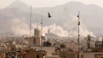 صدای انفجار مهیب ناشی از حمله موشکی در سیدخندان و چهارراه قصر