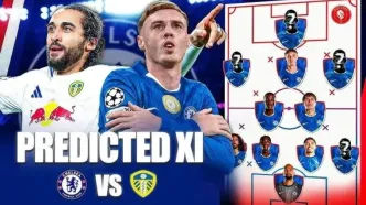 ترکیب احتمالی چلسی - لیدز