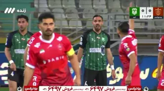 ویدیو: گل اول خیبر به پرسپولیس توسط احسان حسینی