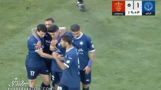 ویدیو| پرسپولیس سوپرگل خورد/ گل اول گل گهر با شلیک سرکش پورعلی