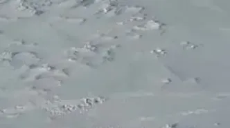 دریاچه‌ای که به بیابان یخی تبدیل شد