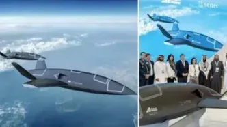 از جدیدترین پهپاد رادارگریز با ۱۵۰ کیلوگرم وزن رونمایی شد/ ویژگی کلیدی این پهپاد چیست؟