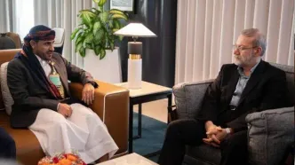 لاریجانی با سخنگوی انصارالله یمن دیدار کرد