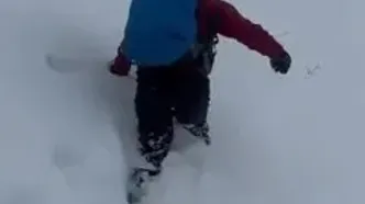 حجم سنگین برف در ایستگاه ۵ توچال