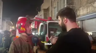 حریق در انبار لوازم الکترونیکی لاله‌زار