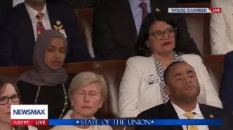 فریادهای نمایندگان مسلمان هنگام سخنرانی ترامپ در کنگره