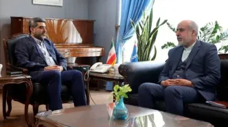 دیدار مشاور وزارت امور خارجه با مدیرعامل بنیاد رودکی