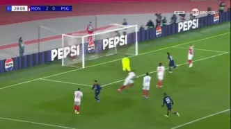 ویدیو: گل اول پاری سن ژرمن به موناکو توسط دوئه