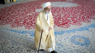 حضور جنتی 98 ساله در راهپیمایی امروز تهران