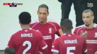 ویدیو| خلاصه بازی لیورپول ۵ - وستهام ۲