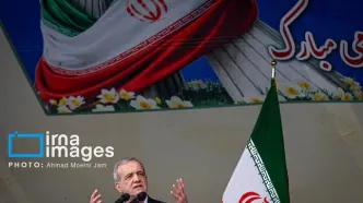 سخنرانی رئیس جمهور در جمع راهپیمایان ۲۲ بهمن