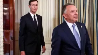 آکسیوس: ویتکاف و کوشنر از ناو هواپیمابر آبراهام لینکلن بازدید کردند