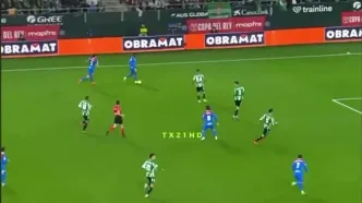 ویدئو: اولین حضور ستاره جدید اتلتیکو در شب برتری پرگل مقابل بتیس