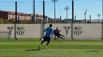 ویدئو: تمرکز ویژه ستاره بارسا روی ضربات مرگبار