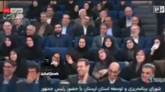 شوخی رئیس‌جمهوری با نماینده رهبر انقلاب در استان لرستان + ویدئو