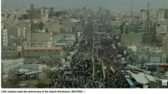 ببینید| رویترز درحال پخش زنده حضور پرشور مردم ایران در راهپیمایی ۲۲ بهمن