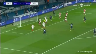 ویدیو: گل اول پاری سن ژرمن به موناکو توسط مارکینیوش