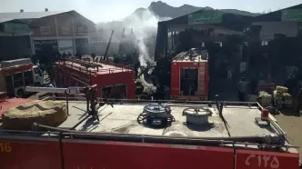 اولین تصاویر از سقوط یک فروند بالگرد در تره‌بار