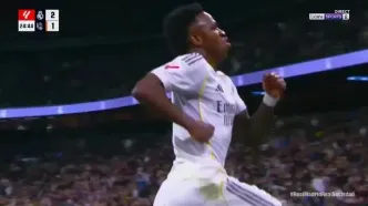 ویدیو: گل دوم رئال مادرید به رئال سوسیداد توسط وینیسیوس جونیور