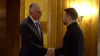 یک دیدار مهم و تاریخی درجهان!/ دلقک با دلقک+فیلم