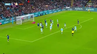 ویدیو: گل اول نیوکاسل به منچستر سیتی توسط هال