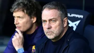 سرمربی بارسا به داور بازی اعتراض کرد