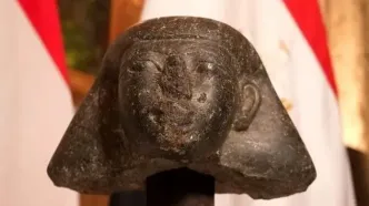 مجسمه دزدیده شده مصر پیدا شد