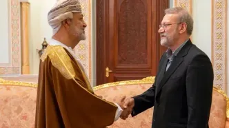 تصاویری از دیدار لاریجانی با سلطان عمان