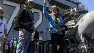 کیهان: آمریکا از ترس واکنش خشمگینانه ایران، حضور ویتکاف و کوشنر بر ناو آبراهام لینکن را قبلا به تهران اطلاع داد