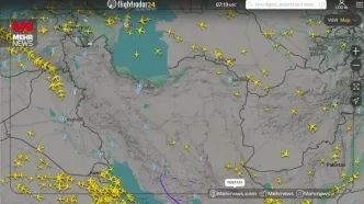 تصاویری از کلیر شدن آسمان ایران