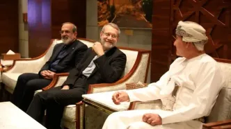 لاریجانی از عمان به دوحه رفت