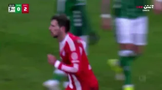 گل سوم بایرن مونیخ مقابل وردربرمن را ببینید + ویدیو