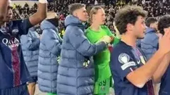 ویدئو: تشکر انریکه و ستاره‌ها از هواداران پاری سن ژرمن