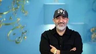 حضور مهران غفوریان بازیگر پرحاشیه تلویزیون در افتتاحیه جشنواره فجر 44