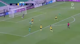 ویدیو: گل اول الاهلی قطر به سپاهان توسط میشل ولپ