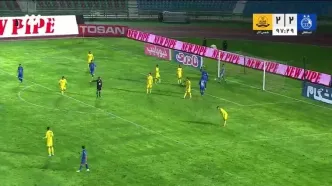 ویدیو: گل سوم استقلال به شمس آذر توسط نازون