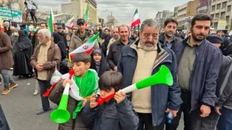 شرکت رئیس سازمان پدافند غیرعامل در راهپیمایی ۲۲ بهمن