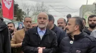 حضور قالیباف در راهپیمایی ۲۲ بهمن