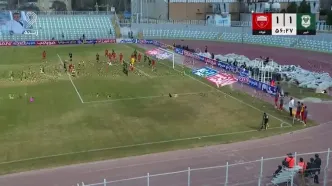 گل مردود خیبر به فولاد در دقیقه 56 بازی + ویدئو