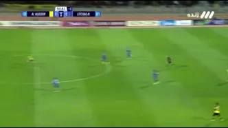 ویدیو: گل سوم الحسین به استقلال توسط عبیدا احمد