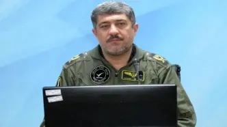 پرواز فرمانده نیروی هوایی ارتش بر فراز شمال‌غرب ایران