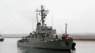 ناوگروه ۱۰۳ نیروی دریایی ارتش در منطقه سوم نداجا پهلو گرفت