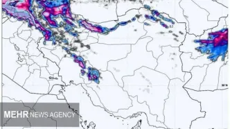 هواشناسی چهارشنبه ۲۲ بهمن | ورود سامانه بارشی جدید