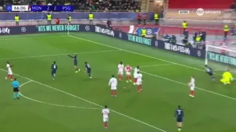 ویدیو: گل سوم پاری سن ژرمن به موناکو توسط دوئه