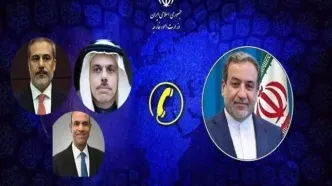 گفت‌وگوهای تلفنی وزیر امور خارجه ایران با وزرای خارجه منطقه