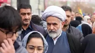 حضور حجت الاسلام طائب در راهپیمایی ۲۲ بهمن