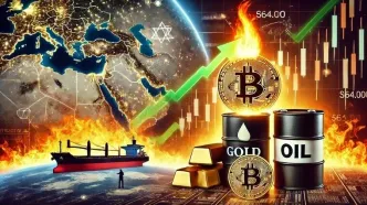 رشد قیمت طلا و نفت در کنار افت‌وخیز قیمت بیت‌کوین | ریسک سیاسی بازهم قیمت ساز شد | سهام کریپتویی جهش کرد