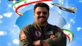 پیکر سرهنگ خلبان شهید مهدی فیروزمند در پایگاه نوژه تشییع شد