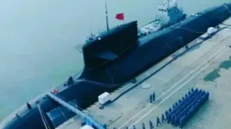 زیردریایی اتمی در تصاویر ماهواره‌ای دیده شد