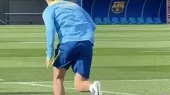 ویدئو: بازگشت گاوی به تمرینات گروهی بارسلونا